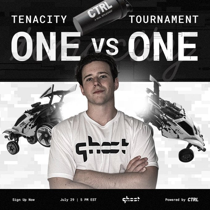 Ghost Tenacity hosts One vs One Rocket League Event Powered by Drink CTRL
